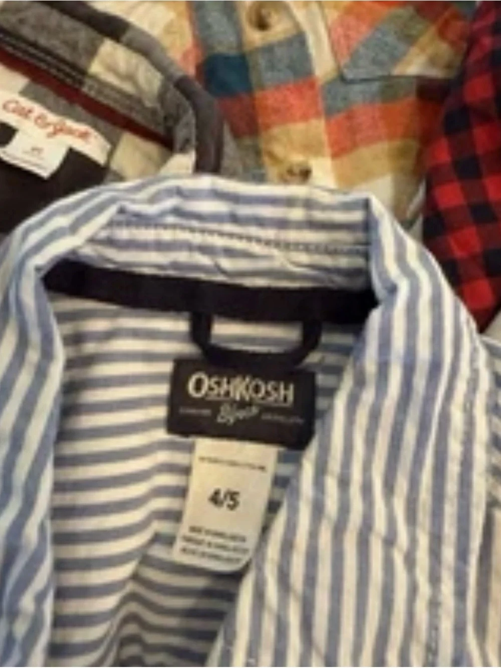 OshKosh,old navy, cat&jack Striped Button-Down Shirt